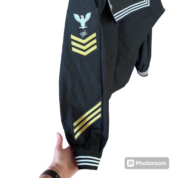 DSCP Quarterdeck Navy Naval Blue Dress Jumper Uniform Wool Sailor Cracker Jack - Picture 3 of 6